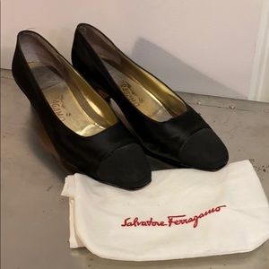 Ferragamo Satin Pumps
